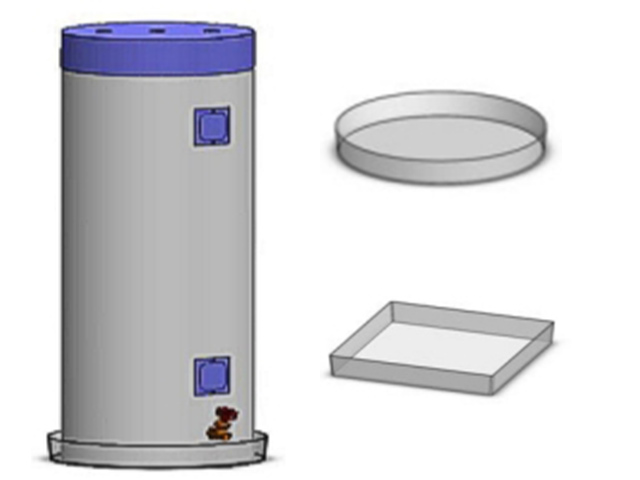 water heater drawing